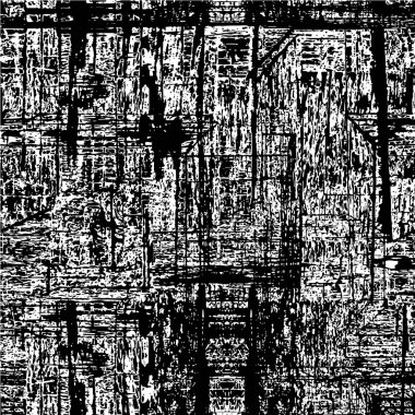 Siyah ve beyaz mürekkep yaratıcılığının basit bir gösterimi