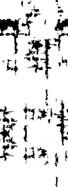 Siyah ve beyaz mürekkep yaratıcılığının basit bir gösterimi