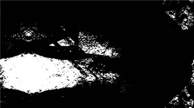 Siyah ve beyaz mürekkep yaratıcılığının basit bir gösterimi