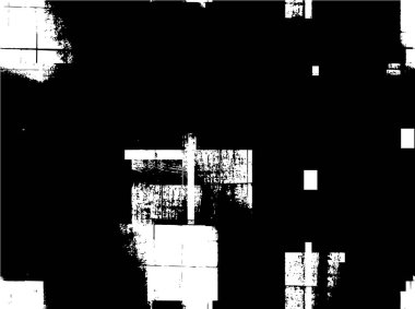 Siyah ve beyaz mürekkep yaratıcılığının basit bir gösterimi