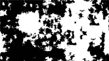 Siyah ve beyaz mürekkep yaratıcılığının basit bir gösterimi