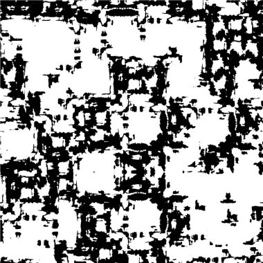 Siyah ve beyaz mürekkep yaratıcılığının basit bir gösterimi