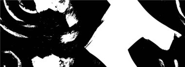 kaotik mürekkep lekeleri içeren siyah beyaz grunge çizimi