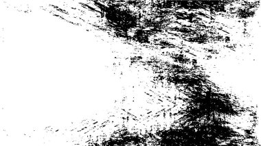 kaotik mürekkep lekeleri içeren siyah beyaz grunge çizimi