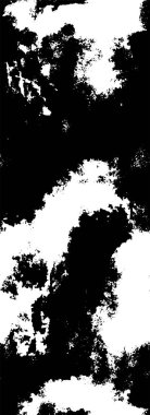 kaotik mürekkep lekeleri içeren siyah beyaz grunge çizimi