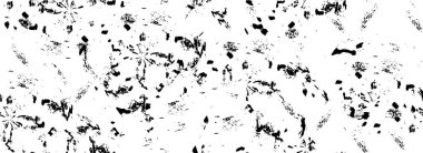 kaotik mürekkep lekeleri içeren siyah beyaz grunge çizimi