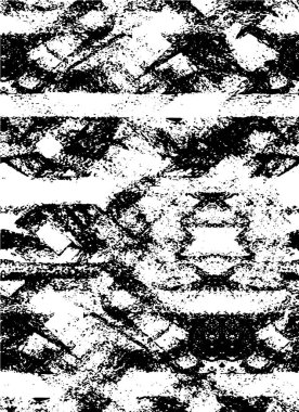 kaotik mürekkep lekeleri içeren siyah beyaz grunge çizimi