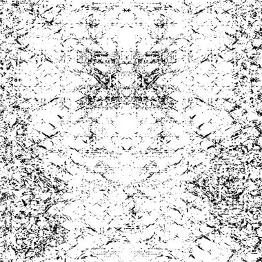 kaotik mürekkep lekeleri içeren siyah beyaz grunge çizimi