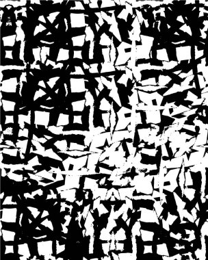 kaotik mürekkep sıçramaları içeren grunge monokrom resimlemesi