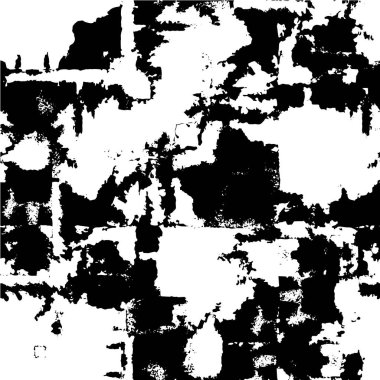 kaotik mürekkep sıçramaları içeren grunge monokrom resimlemesi