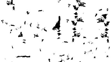 kaotik mürekkep sıçramaları içeren grunge monokrom resimlemesi