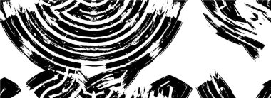 kaotik mürekkep sıçramaları içeren grunge monokrom resimlemesi