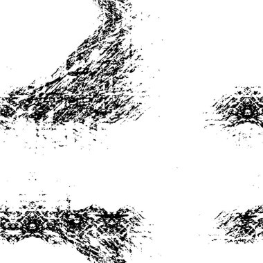 kaotik mürekkep sıçramaları içeren grunge monokrom resimlemesi