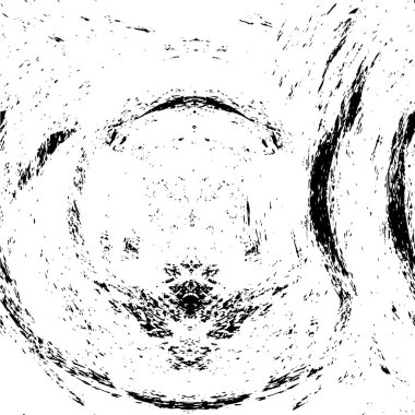 kaotik mürekkep sıçramaları içeren grunge monokrom resimlemesi