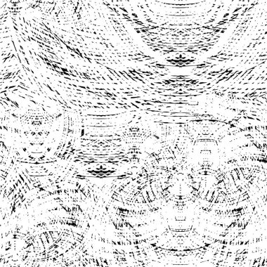 kaotik mürekkep sıçramaları içeren anlamlı grunge monokrom çizimi