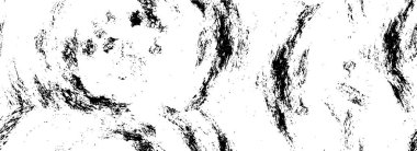 kaotik mürekkep sıçramaları içeren anlamlı grunge monokrom çizimi