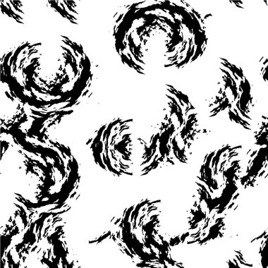 Siyah ve beyaz desenli, kopyalama alanı olan soyut arkaplan