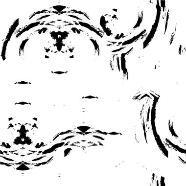 posterdeki siyah beyaz boya, duvar kağıdındaki soyut çizikler 