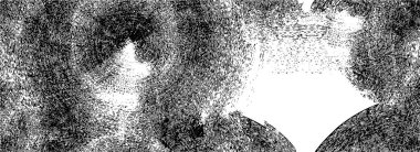 Soyut çizikler, yıpranmış duvar kağıdı, siyah beyaz boya.