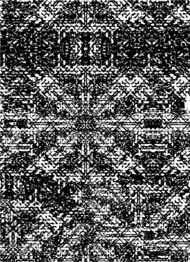 Siyah beyaz boyalı yıpranmış duvar kağıdı. soyut çizikler 