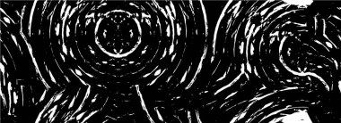 siyah ve beyaz soyut çizikli kaba poster, yıpranmış duvar kağıdı