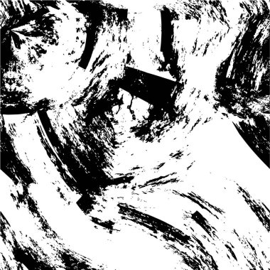 Siyah beyaz çizikli poster, soyut yıpranmış duvar kağıdı