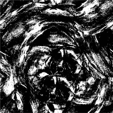 Yüzeyi çizik bir poster. siyah ve beyaz arkaplan 