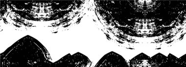 Soyut çiziklerle donatılmış arka plan. siyah ve beyaz yıpranmış duvar kağıdı