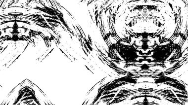 Soyut dijital sanat. arka plan siyah ve beyaz renklerde. Kopyalama alanı için Grunge arkaplanı 