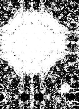 Soyut siyah-beyaz grunge arka planı. Vektör illüstrasyonu