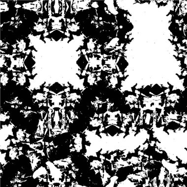 Soyut siyah-beyaz grunge arka planı. Vektör illüstrasyonu