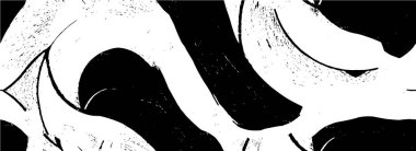 Siyah ve beyaz renklerde soyut desen. Yaratıcı arkaplan.