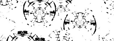 Siyah ve beyaz renklerde soyut desen. Yaratıcı arkaplan.