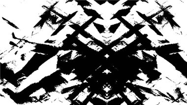 Siyah ve beyaz renklerde soyut desen. Yaratıcı arkaplan.