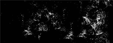 Siyah beyaz desenli, çizikli sıkıntılı bir arka plan. soyut vektör illüstrasyonu.