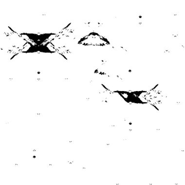Siyah beyaz desenli, çizikli sıkıntılı bir arka plan. soyut vektör illüstrasyonu.