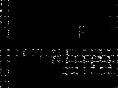 Siyah beyaz desenli, çizikli sıkıntılı bir arka plan. soyut vektör illüstrasyonu.