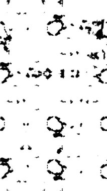 Siyah beyaz desenli, çizikli sıkıntılı bir arka plan. soyut vektör illüstrasyonu.