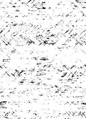 Siyah beyaz desenli, çizikli sıkıntılı bir arka plan. soyut vektör illüstrasyonu.