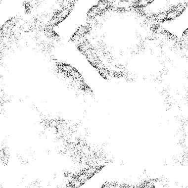 Siyah beyaz desenli, çizikli sıkıntılı bir arka plan. soyut vektör illüstrasyonu.