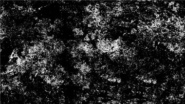 Siyah beyaz desenli, çizikli sıkıntılı bir arka plan. soyut vektör illüstrasyonu.