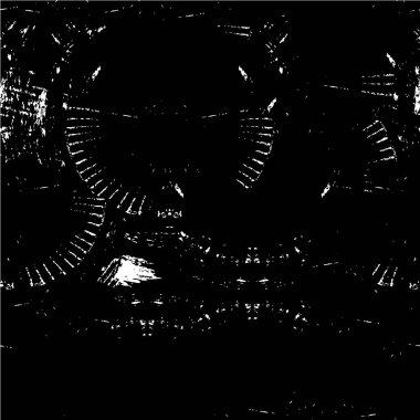 Siyah beyaz desenli, çizikli sıkıntılı bir arka plan. soyut vektör illüstrasyonu.