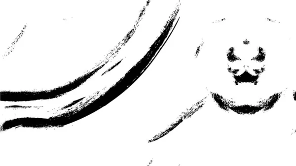 Текстурований Дизайн Шпалер Чорно Білому — стоковий вектор