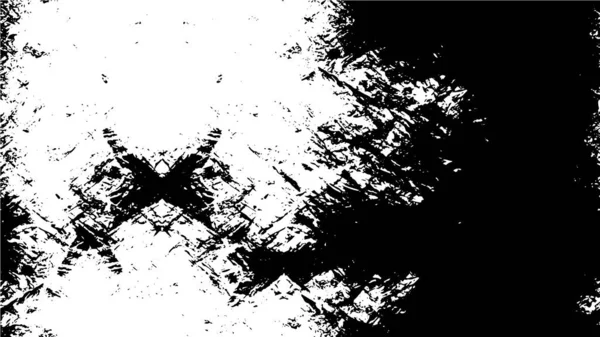 Siyah Beyaz Grunge Doku Arkaplanı — Stok Vektör