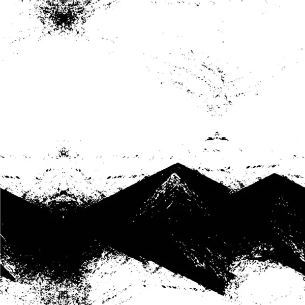 黒と白のグランジの質感の背景 — ストックベクタ