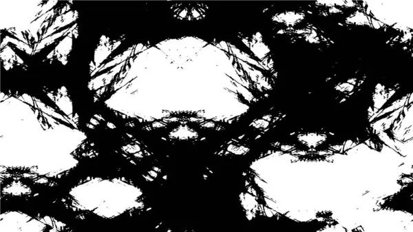 Schwarz Weiß Illustration Die Die Fantasie Anregt — Stockvektor