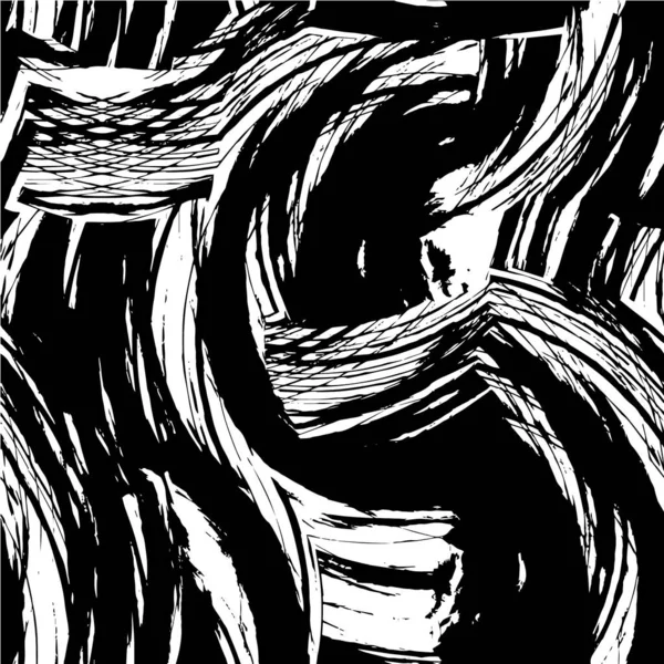 Веб Простая Иллюстрация Черно Белого Творчества Чернил — стоковый вектор