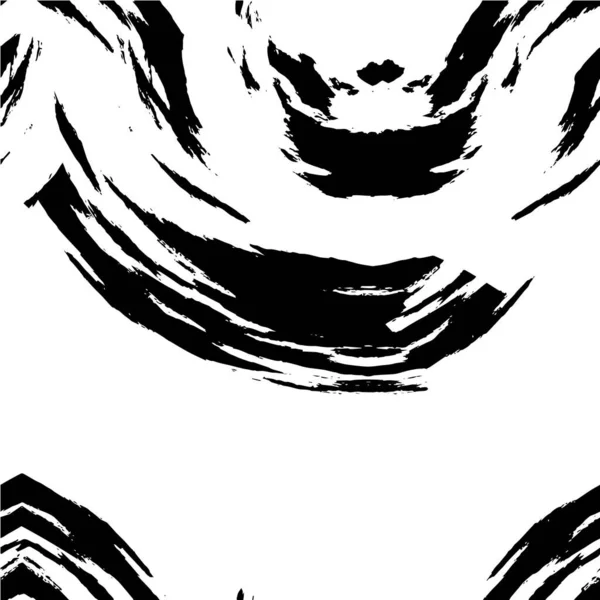 Гранжева Чорно Біла Ілюстрація Хаотичними Чорнилами — стоковий вектор