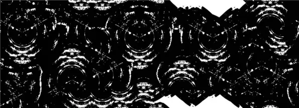 Гранжева Чорно Біла Ілюстрація Хаотичними Чорнилами — стоковий вектор