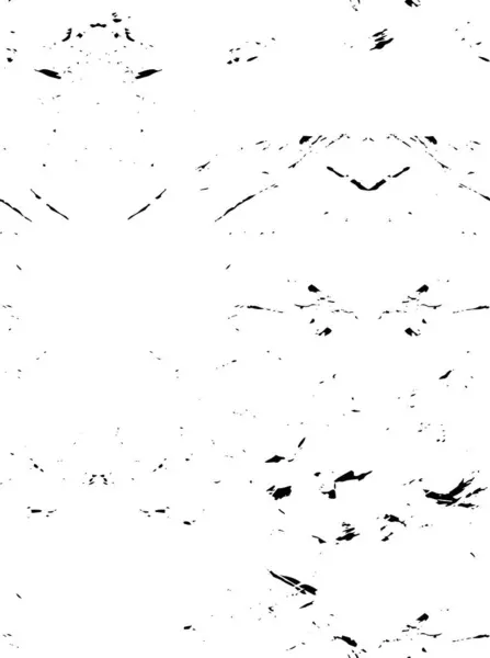 Grunge Ilustração Preto Branco Com Manchas Caóticas Tinta —  Vetores de Stock